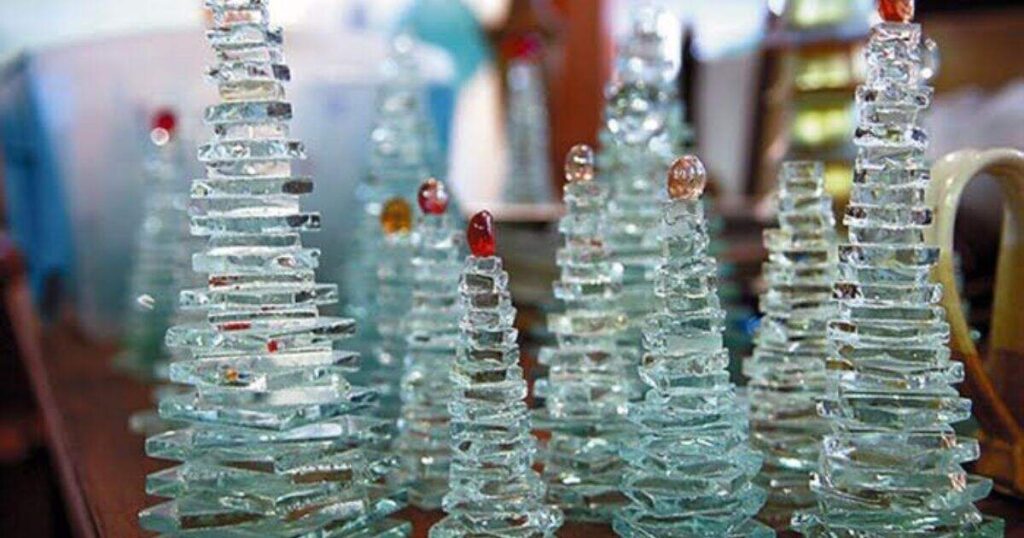 Displaying Your Sea Glass Christmas Tree