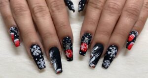 Black Christmas Nail Ideas You’ll Want to Screenshot ASAP