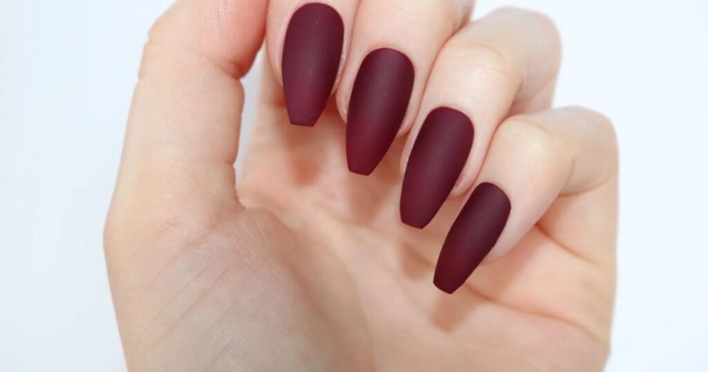 Coffin Shaped Nails