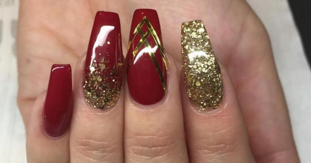 Holiday Red and Gold Celestials