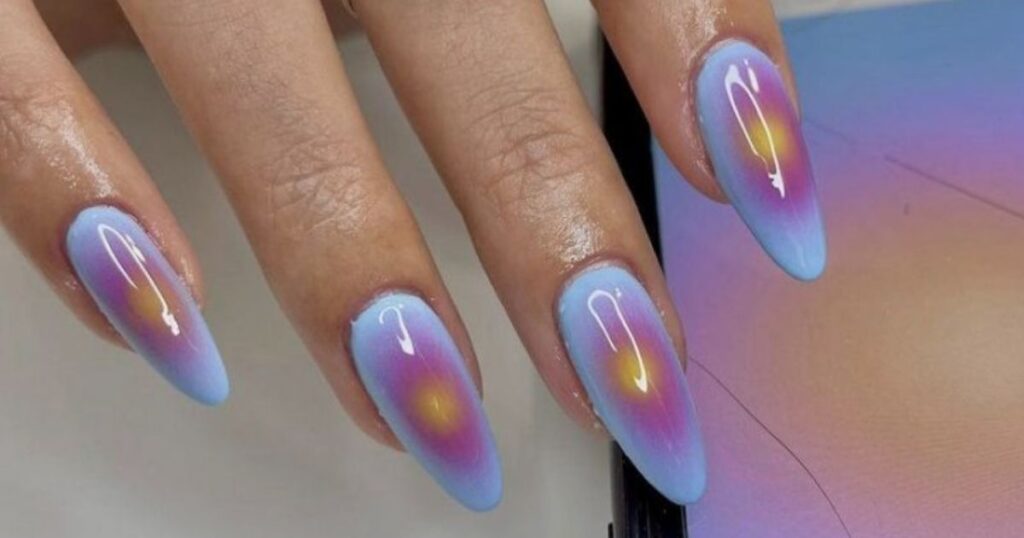 Lavender Aura Nails for a Soft, Ethereal Look