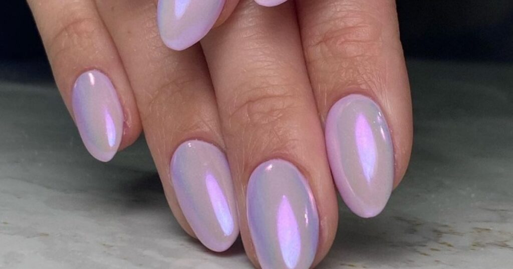 Lavender Chrome: Shine with a Metallic Twist