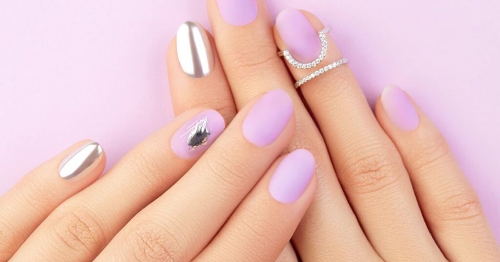 Lavender Milk Nails for a Soft, Creamy Finish