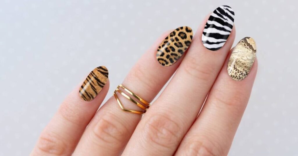 Leopard Print Nails